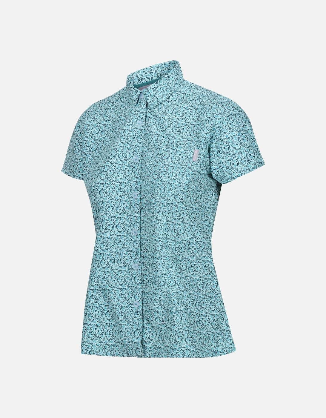 Womens/Ladies Mindano VIII Ditsy Print Short-Sleeved Shirt