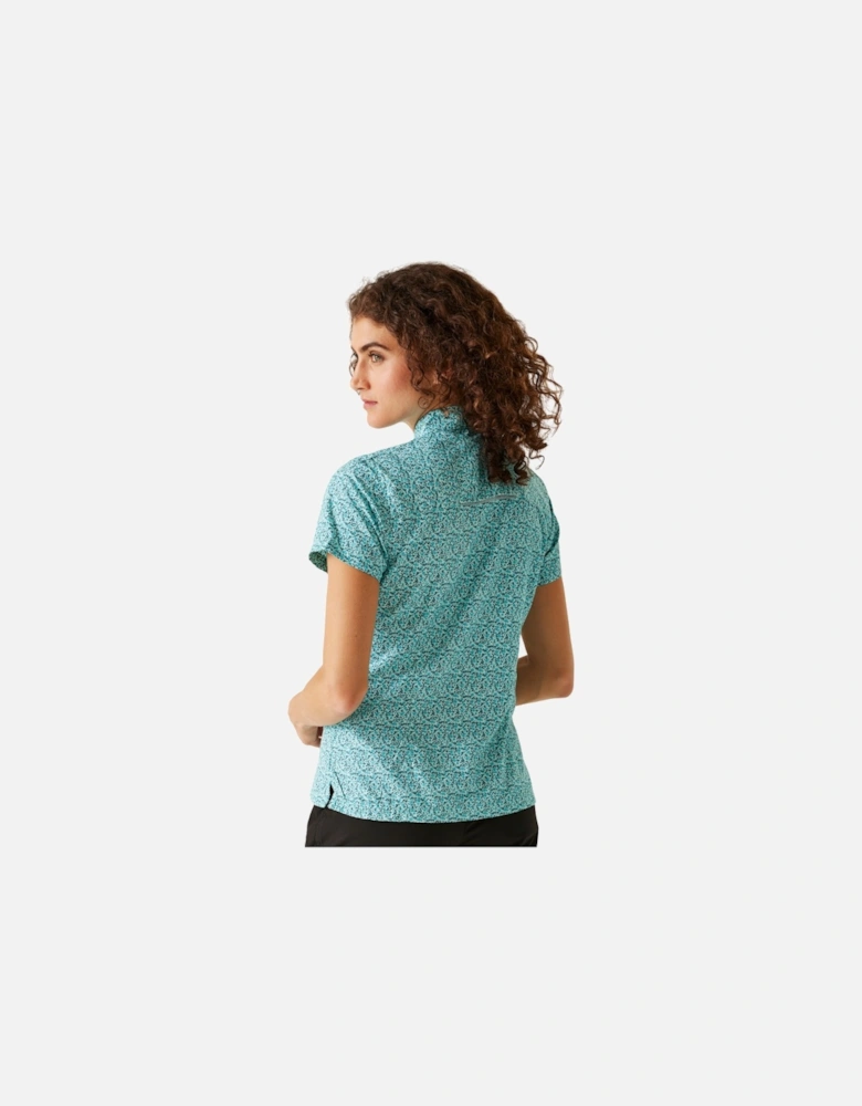 Womens/Ladies Mindano VIII Ditsy Print Short-Sleeved Shirt