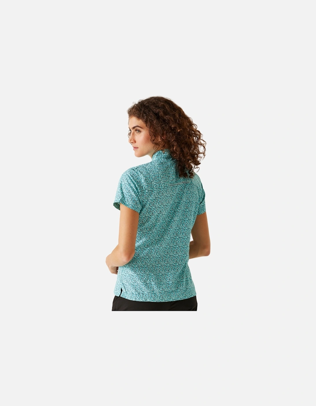 Womens/Ladies Mindano VIII Ditsy Print Short-Sleeved Shirt