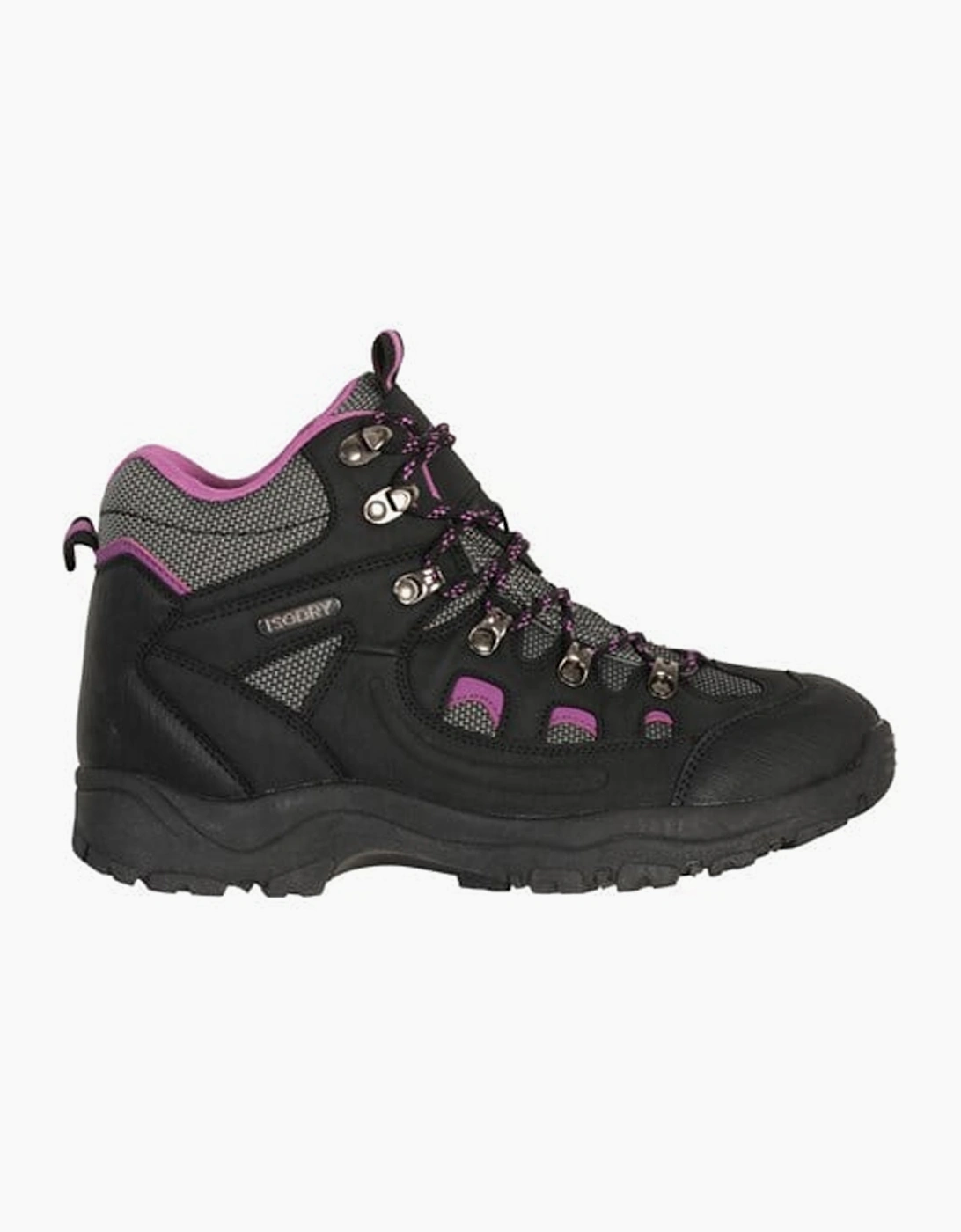 Mountain Warehouse Women's Black / Adventurer Waterproof Walking Boots - Size 5.5 UK