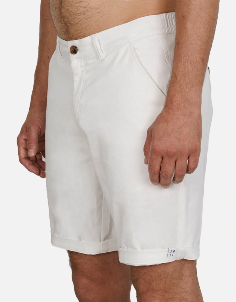 Chino Shorts, White