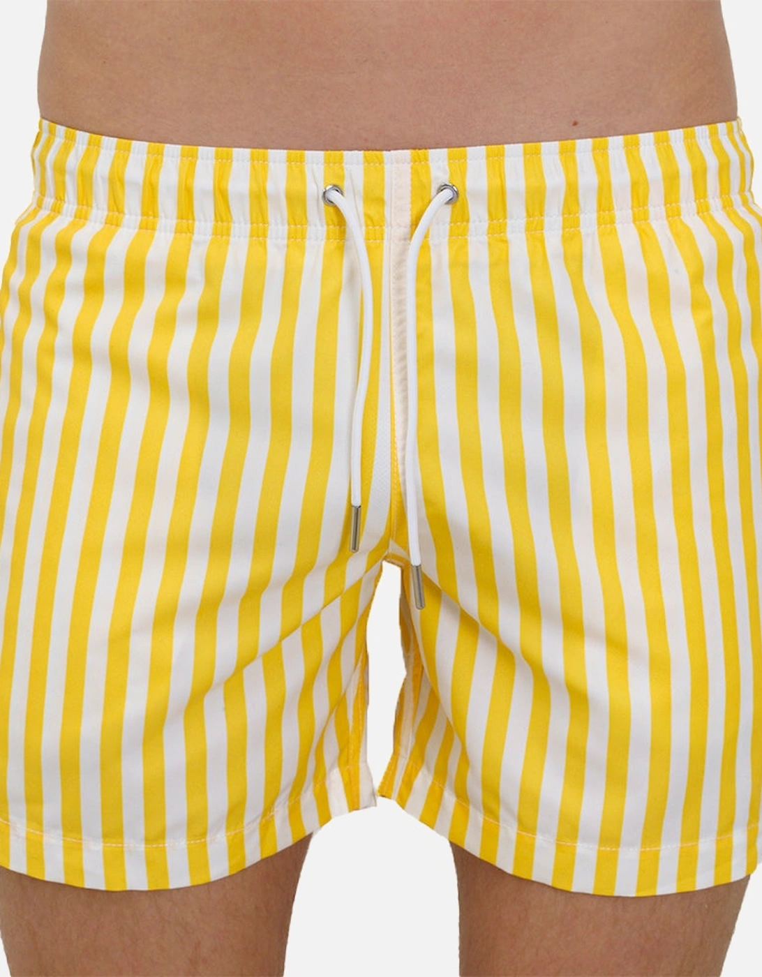 Banda Stripe Swim Shorts, Sunshine Yellow, 4 of 3