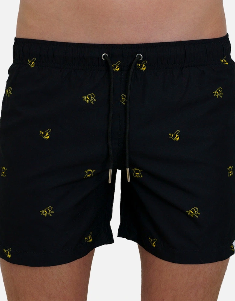 Bumblebee Swim Shorts, Black