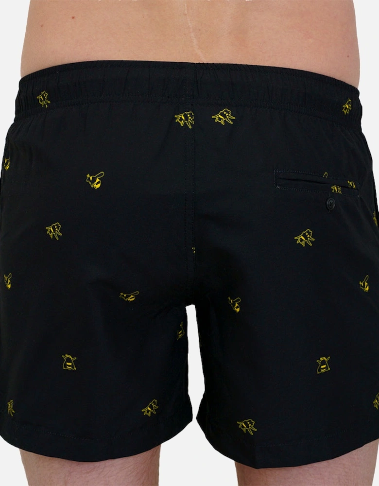 Bumblebee Swim Shorts, Black