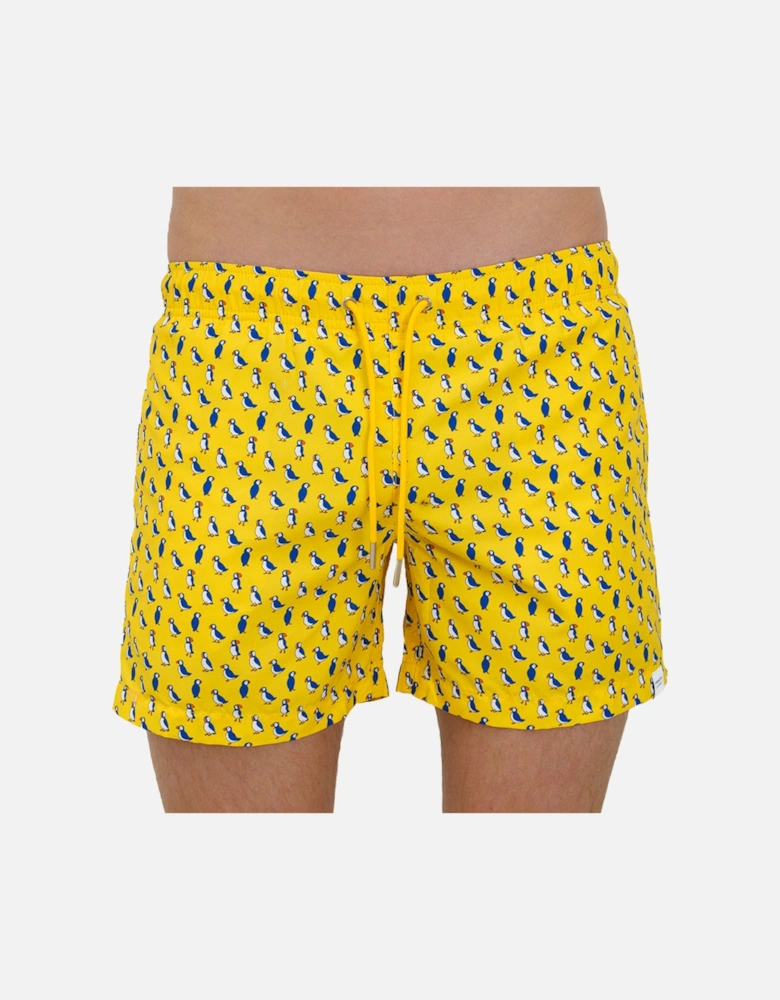 Puffins Swim Shorts, Yellow