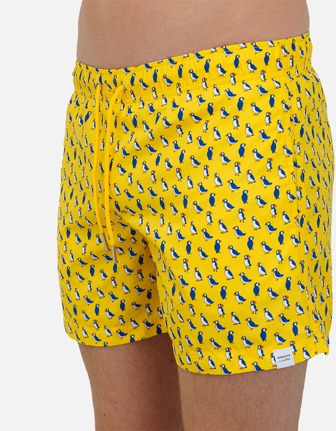 Puffins Swim Shorts, Yellow