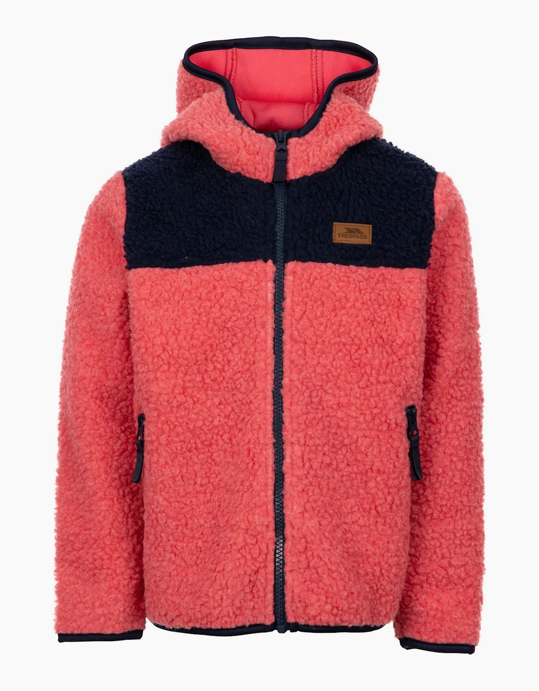 Trespass Unisex Red Childrens/ Lindenn Fleece Jacket - Size: 5 Years/6 Years Kids