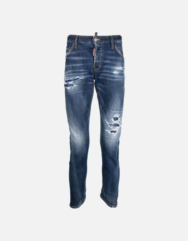 1964 Patch Distressed Slim Jeans