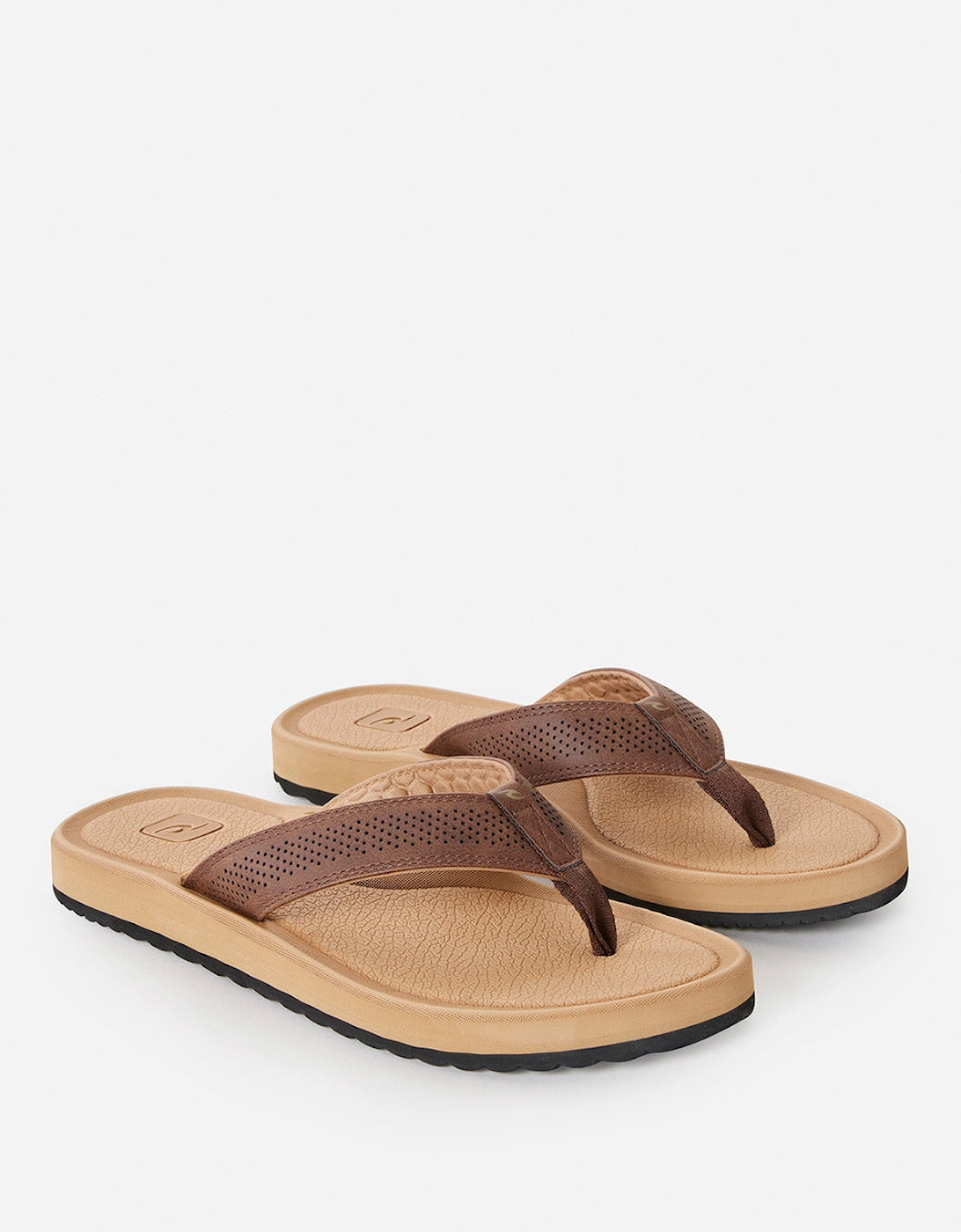 Rip Curl Mens Chiba Open Toe Flip Flops, 2 of 1