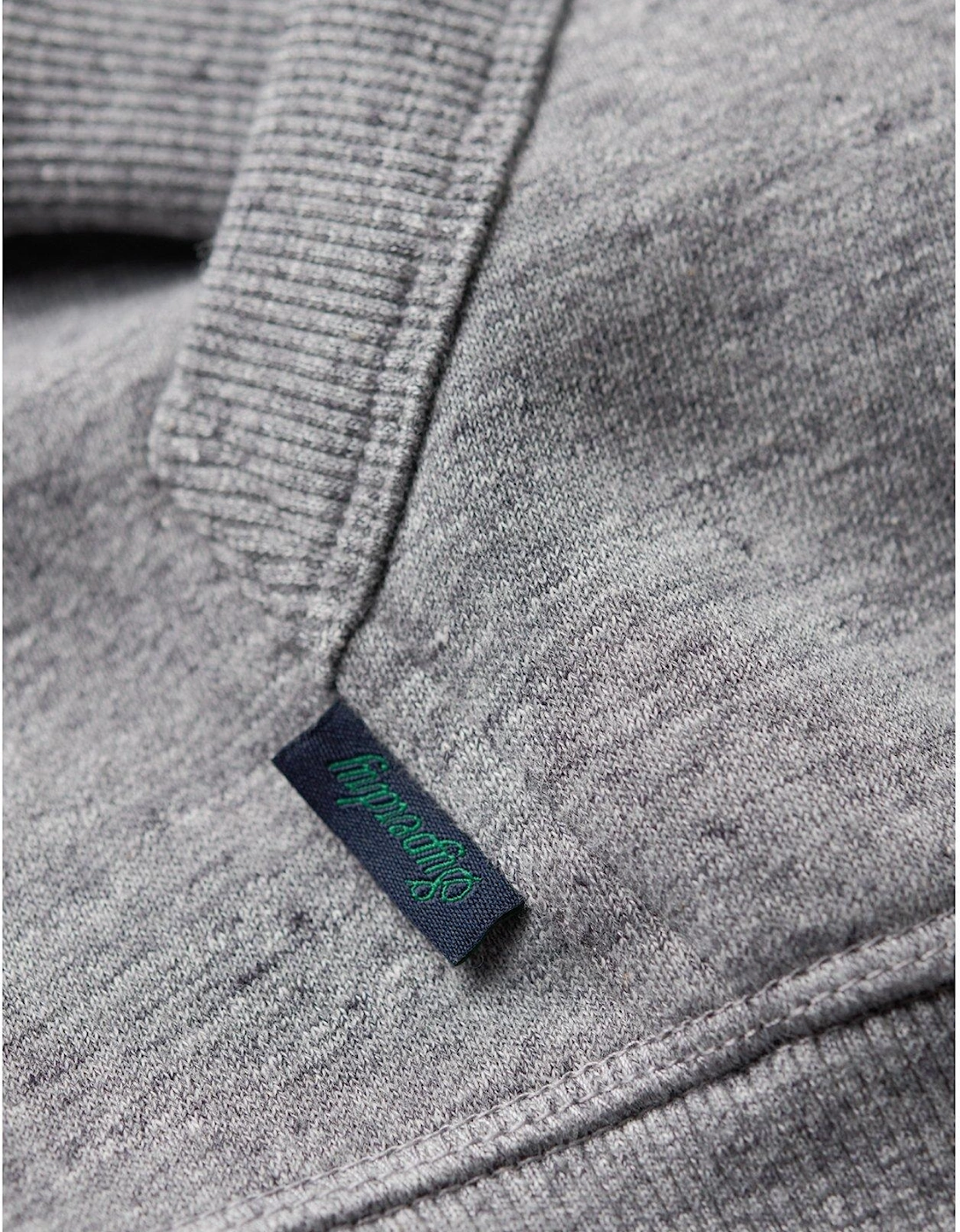 Essential Logo Zip Hoodie - Dark Grey