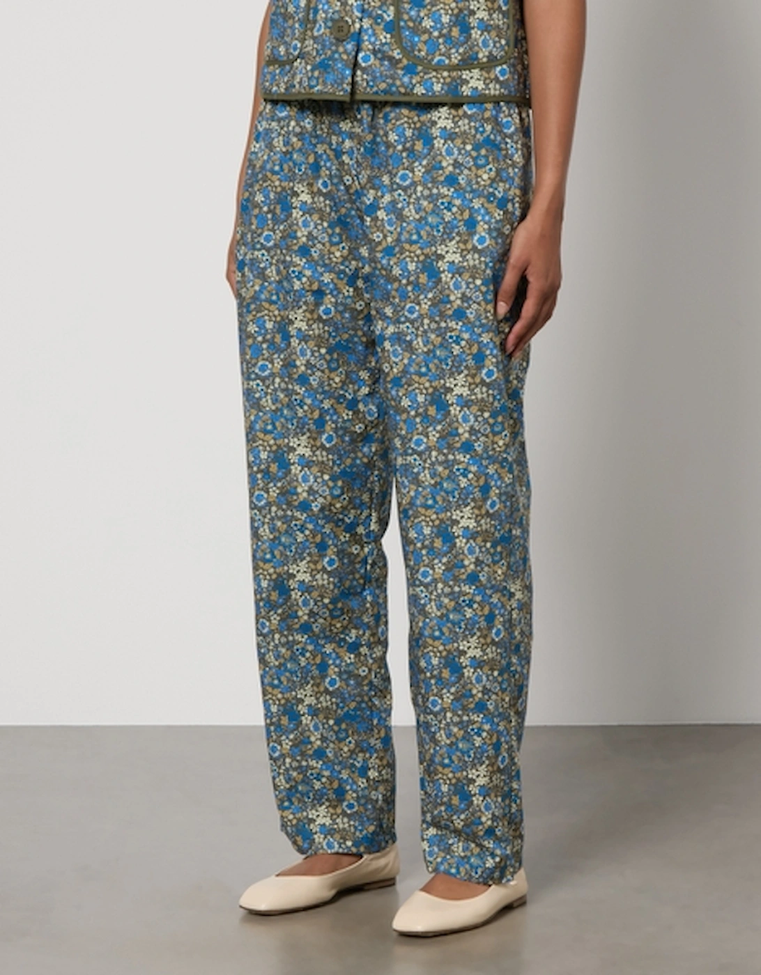Lollys Laundry Bill Floral-Print Cotton Trousers, 2 of 1