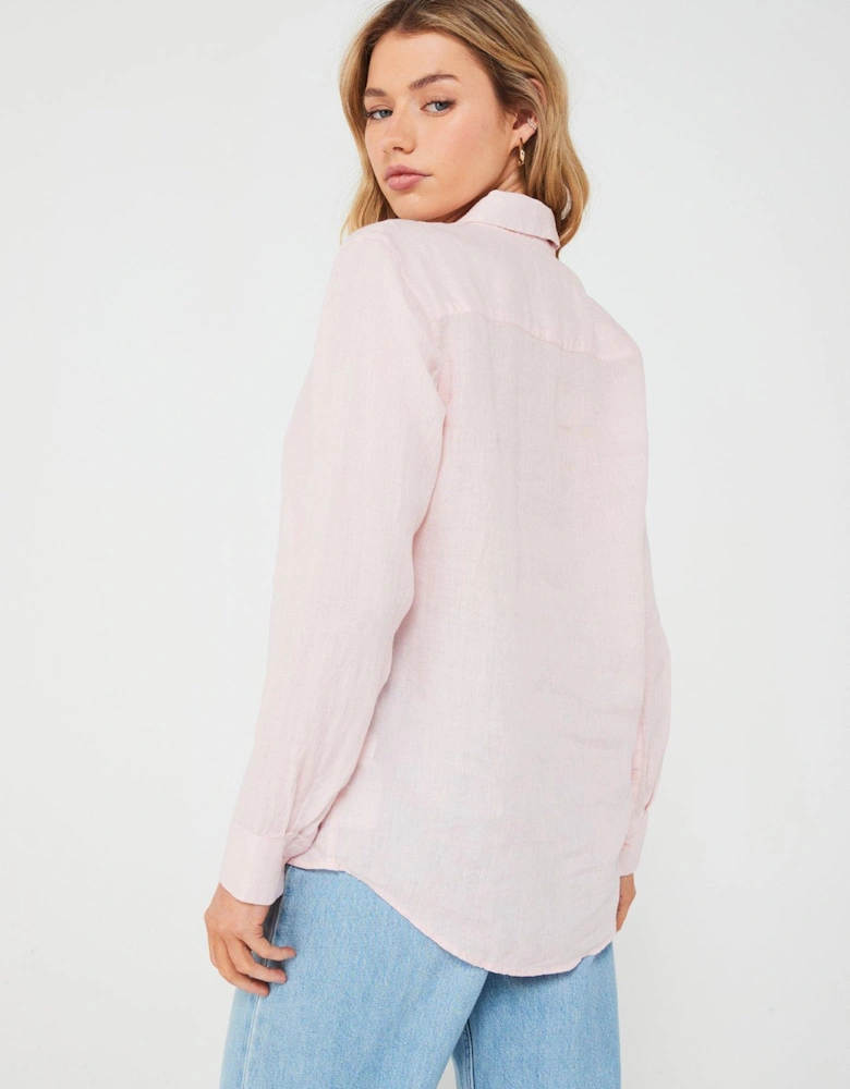 Linen Shirt - Pink