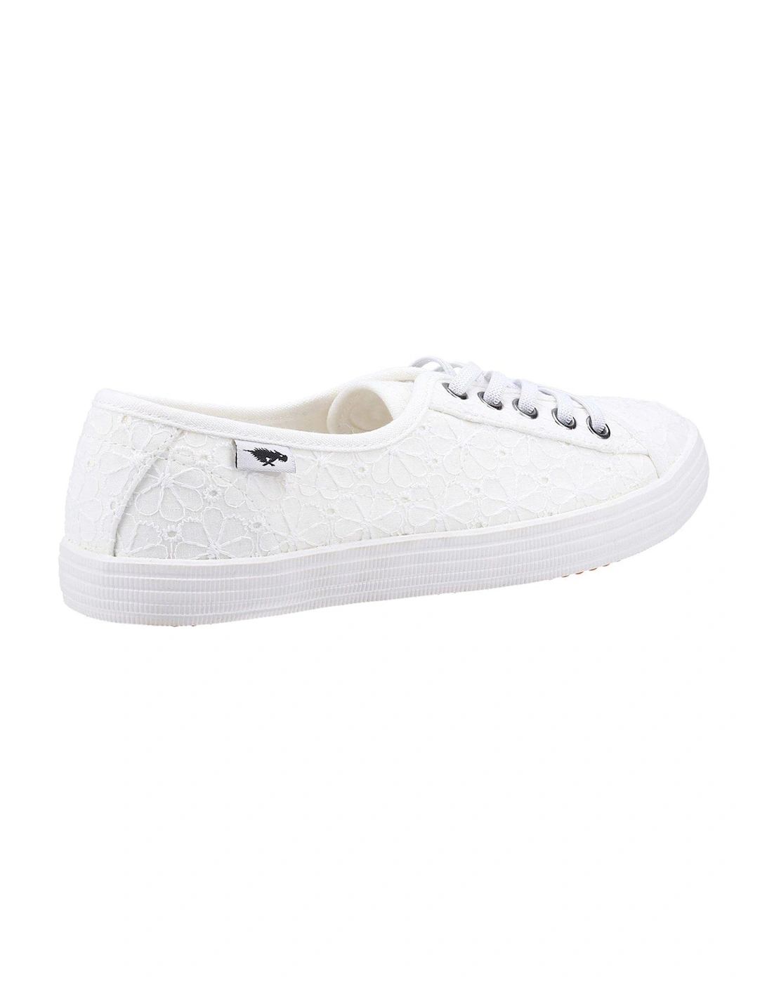 Chow Chow Summer Jersey Plimsolls - White