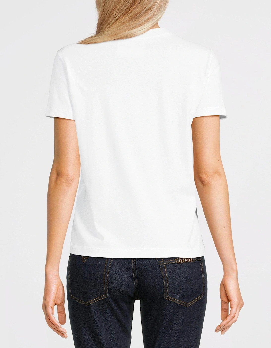Gummy Glitter Logo T-Shirt - White 