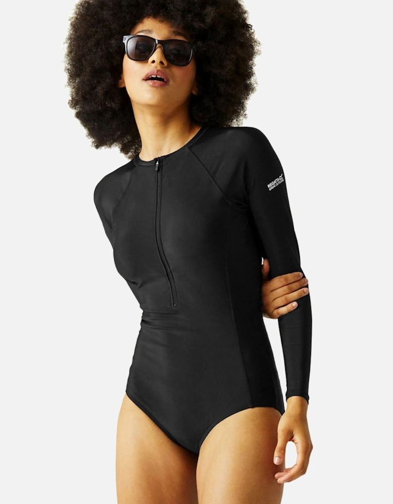 Regatta Womens Willowfield Long Sleeve Swimming Costume