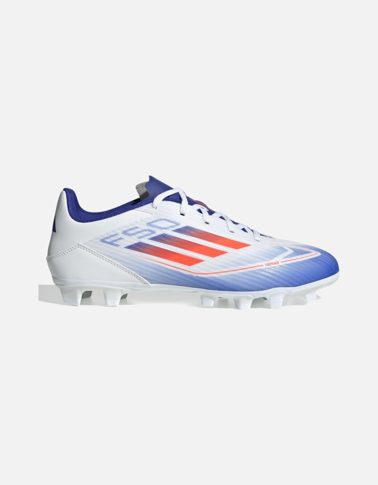 Mens F50 Club FxG Football Boots (White/Blue/Red)