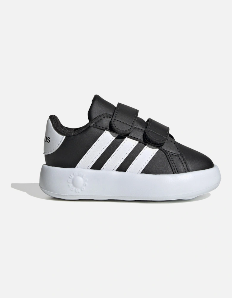 Infants Grand Court 2.0 Trainers (Black/White)