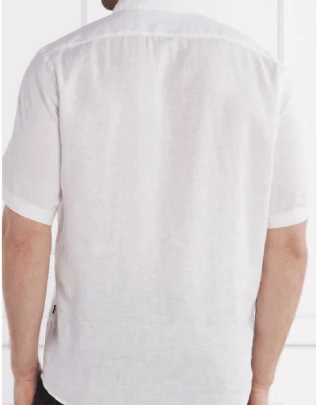 S-Liam Regular Fit Short Sleeve White Shirt