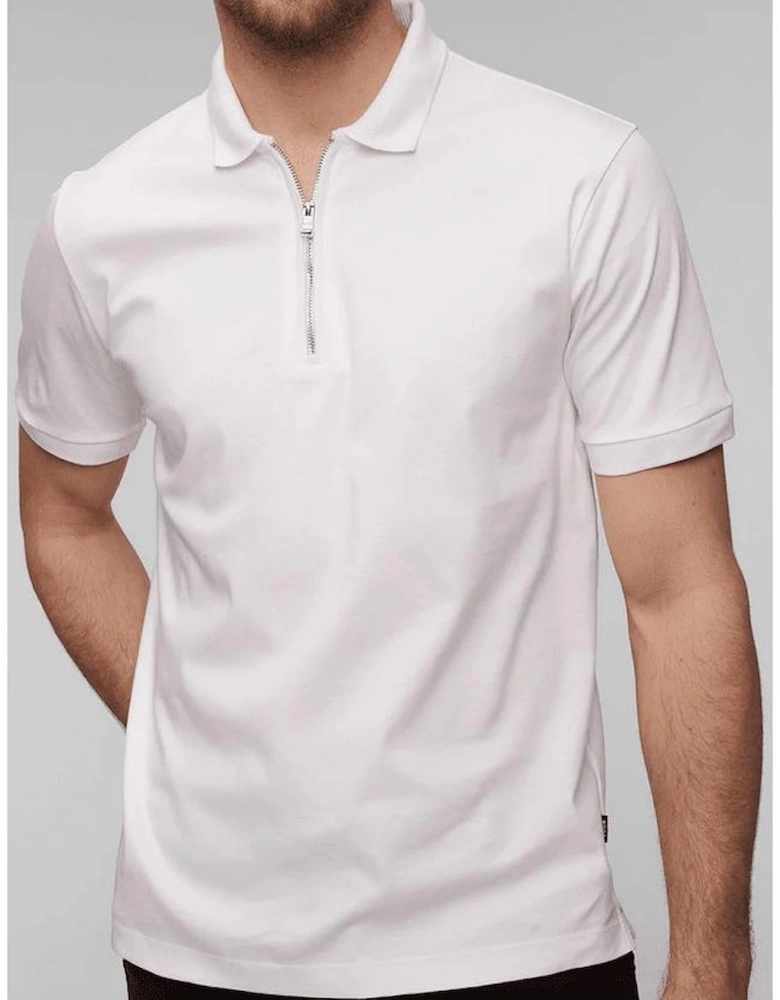Polston Regular Fit White Polo Shirt
