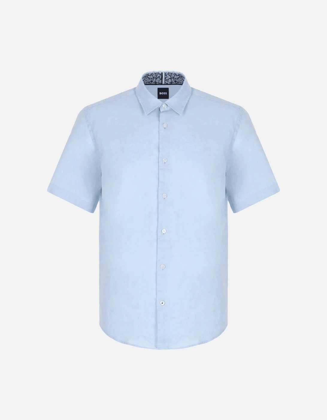 S-Liam Regular Fit Short Sleeve Blue Shirt, 4 of 3