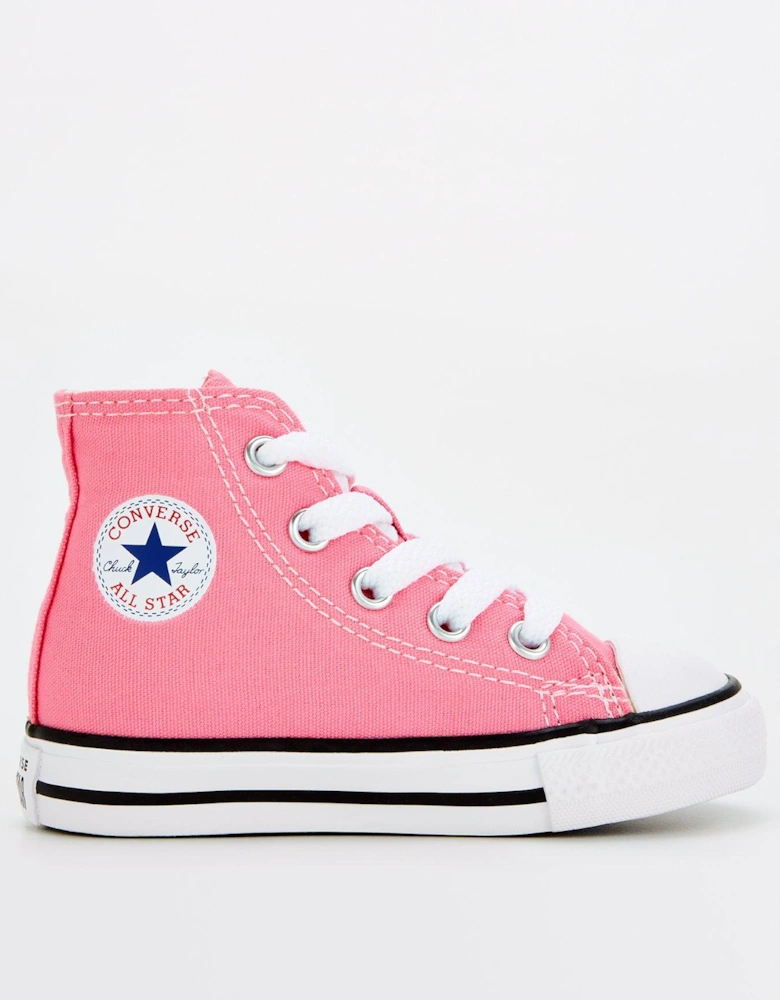 Infant Girls Hi Top Trainers - Pink