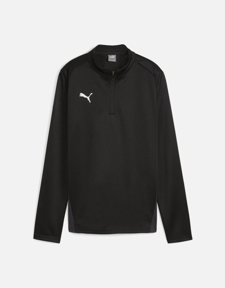 Women's teamGOAL Training 1/4 Zip Top - Black