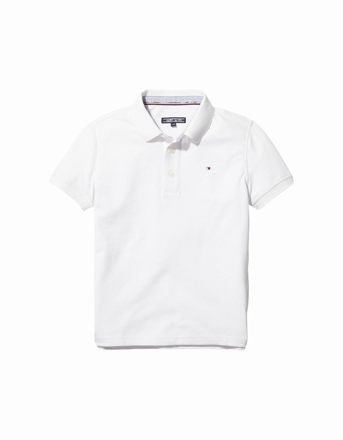 Boys Essential Flag Polo Shirt - White, 2 of 1