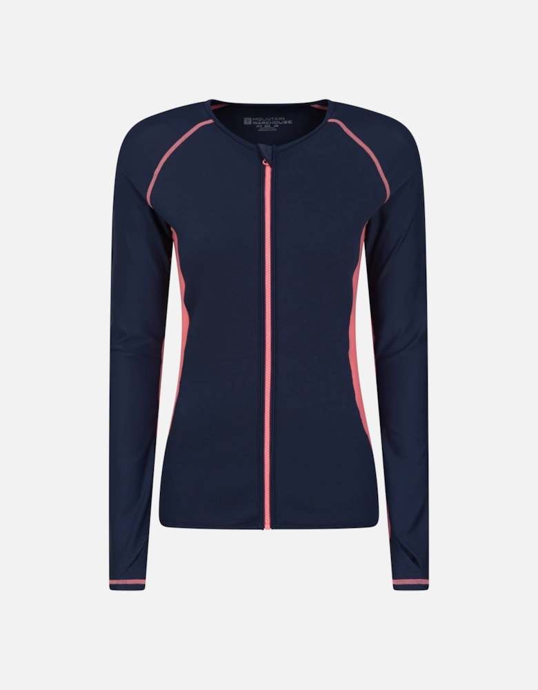 Womens/Ladies Fistral Contrast Detail Rash Top