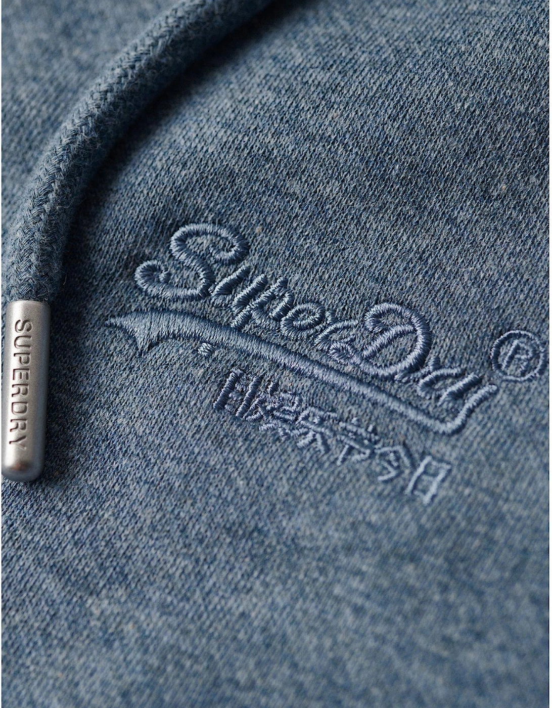 Essential Logo Zip Hoodie - Blue