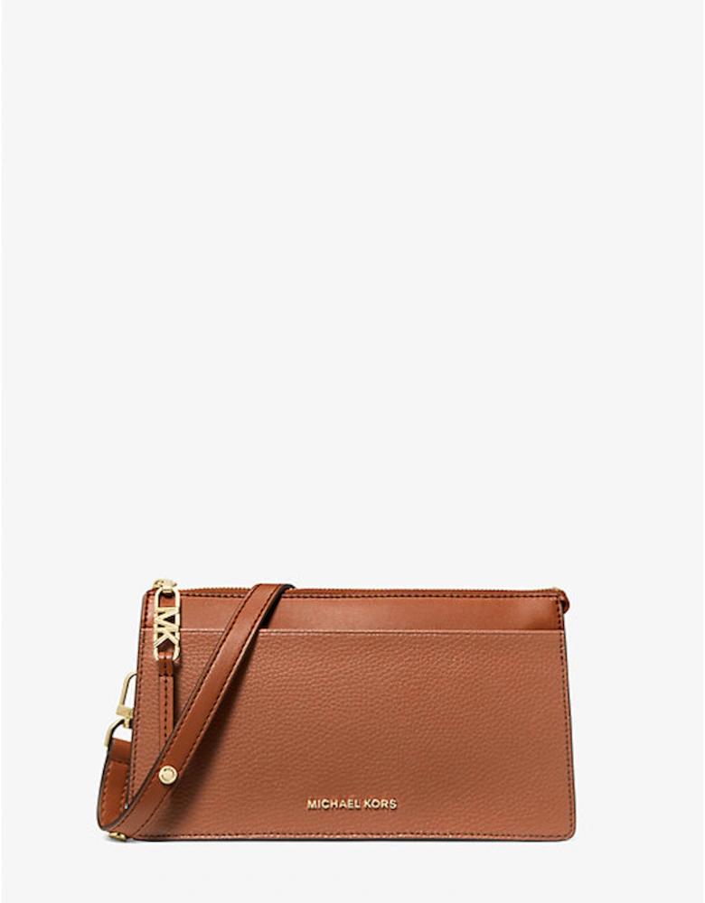 Empire Large Leather Convertible Crossbody Bag