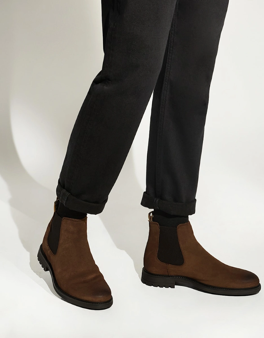 Mens Coldestt - Warm-Lined Suede Chelsea Boots