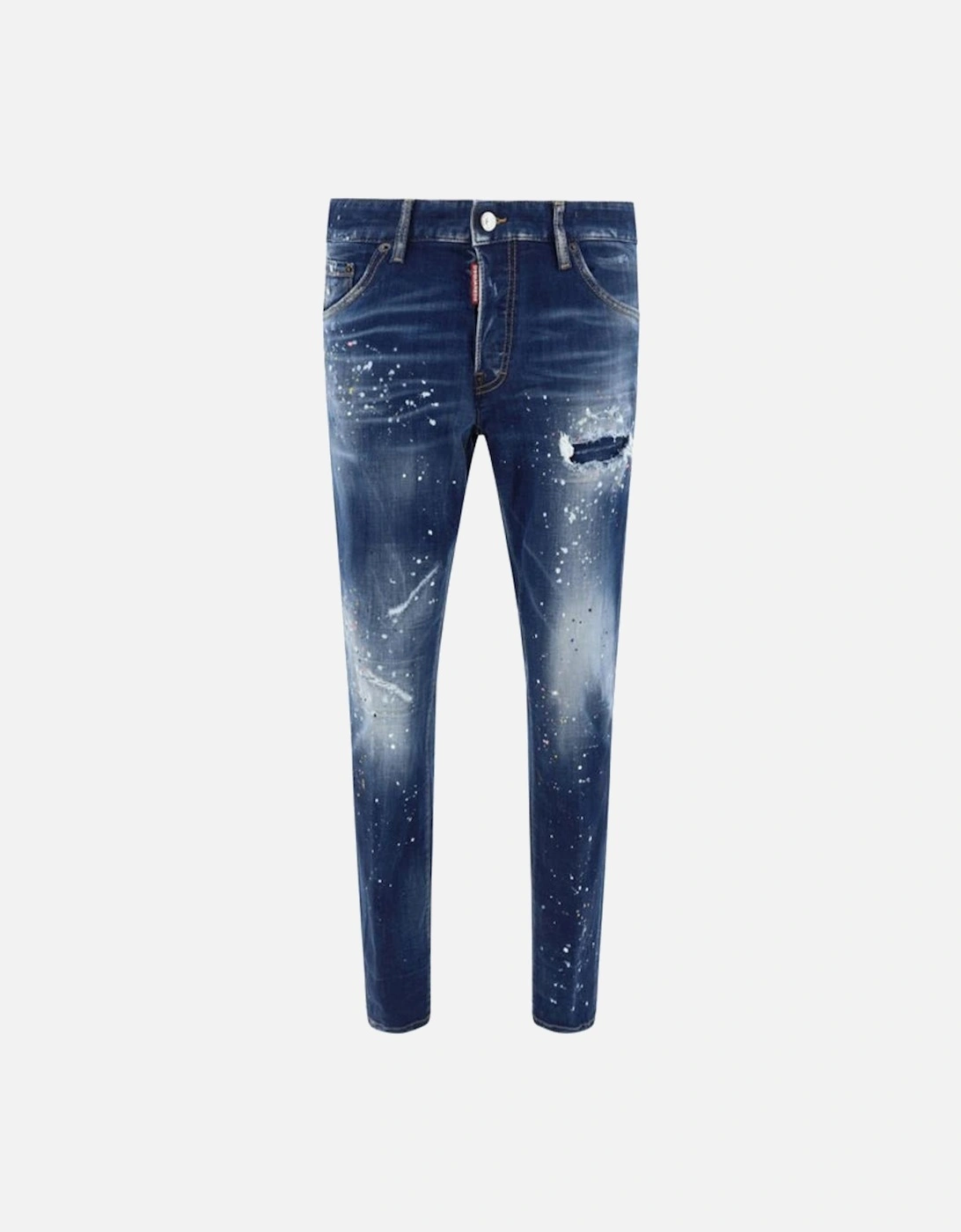 Twinphony Paint Splattered Jeans in Blue, 3 of 2