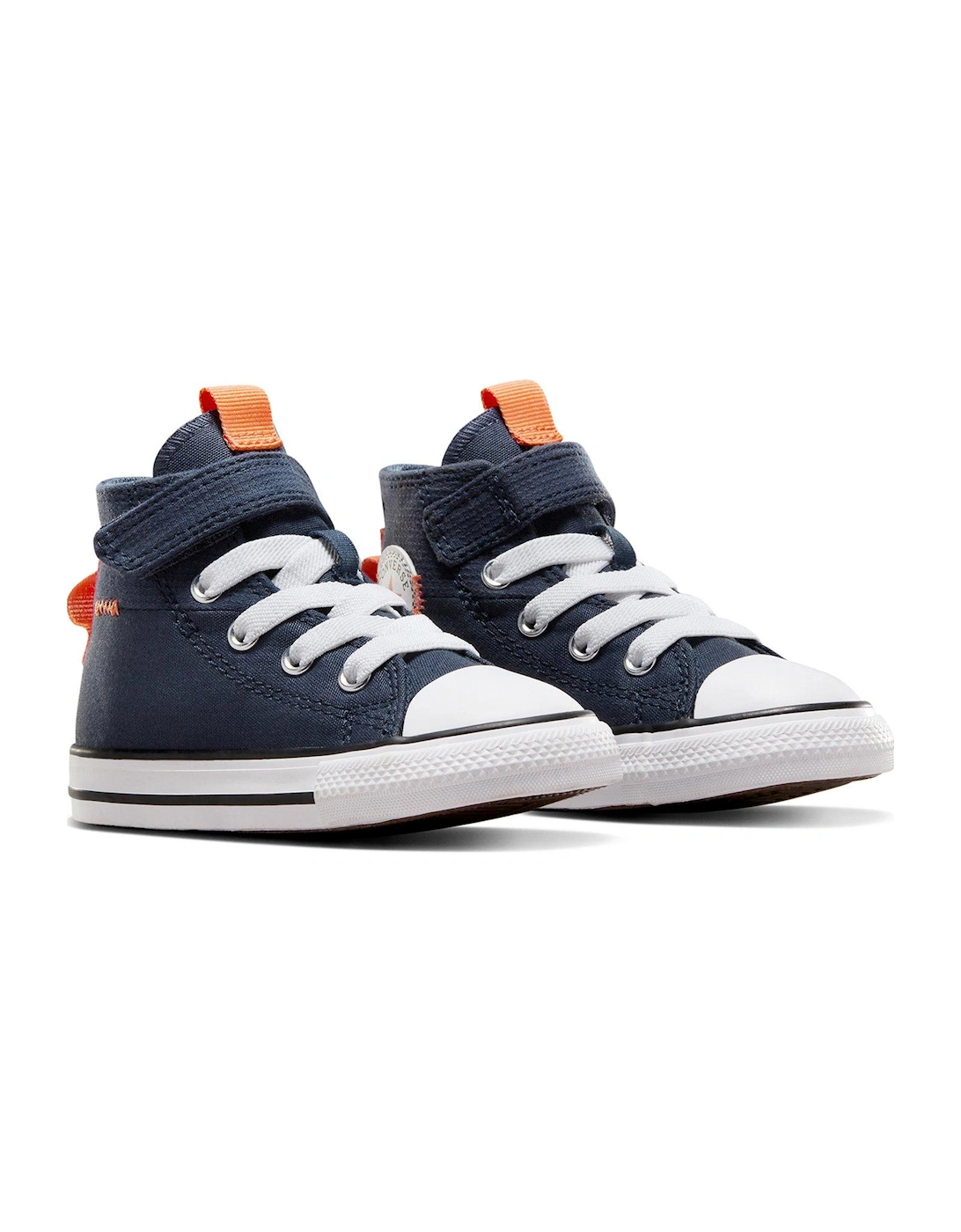 Infant Boys Easy-On Velcro Day Trip Utility High Tops Trainers - Navy