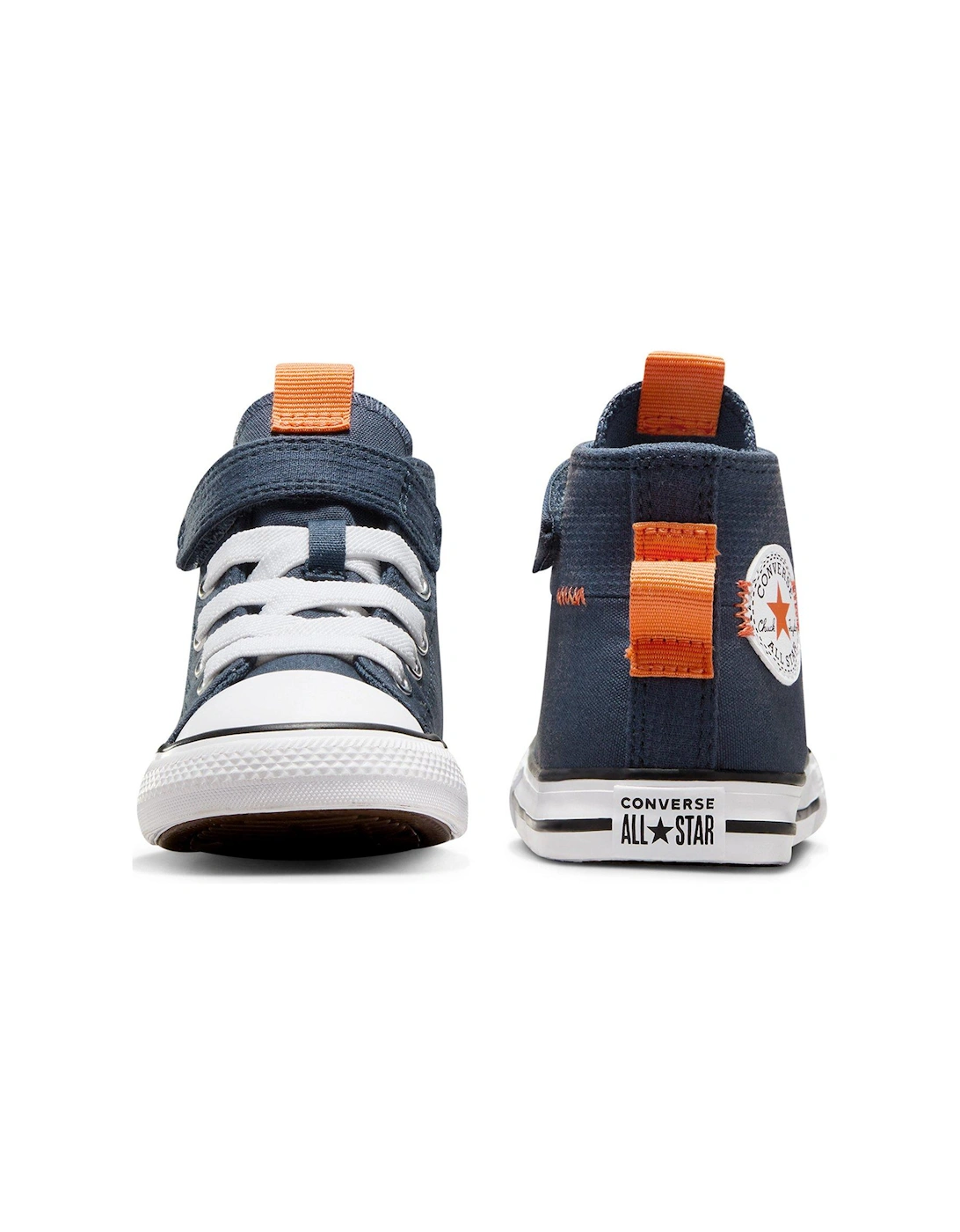 Infant Boys Easy-On Velcro Day Trip Utility High Tops Trainers - Navy