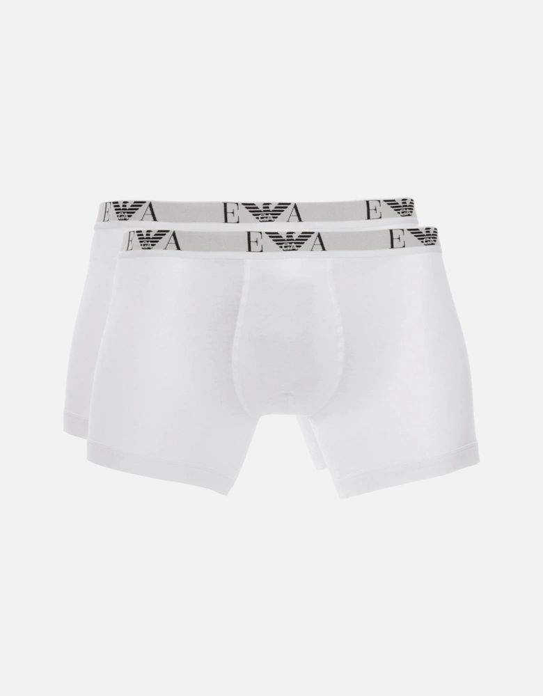 2-Pack Eagle Logo Boxer Briefs, White