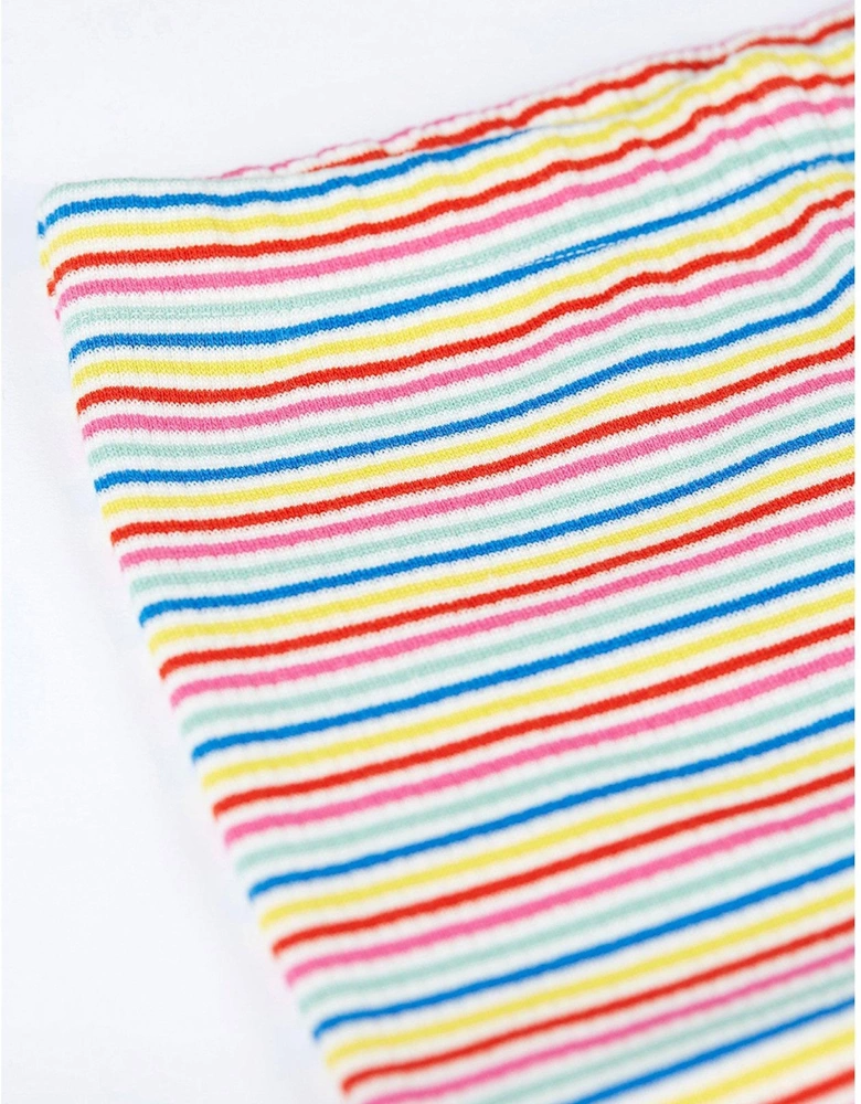 Girls Laurie Rainbow Rib Stripe Shorts - Multi