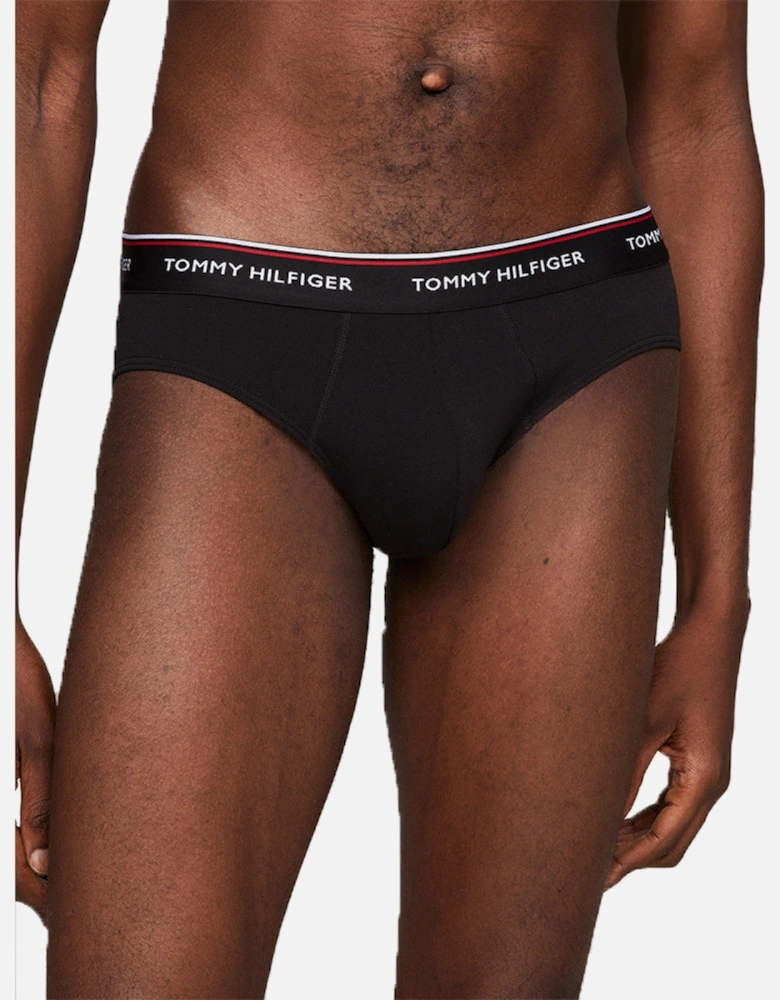 3-Pack Premium Essentials Briefs, Black