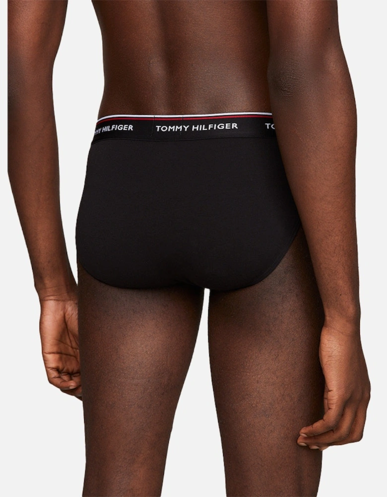 3-Pack Premium Essentials Briefs, Black