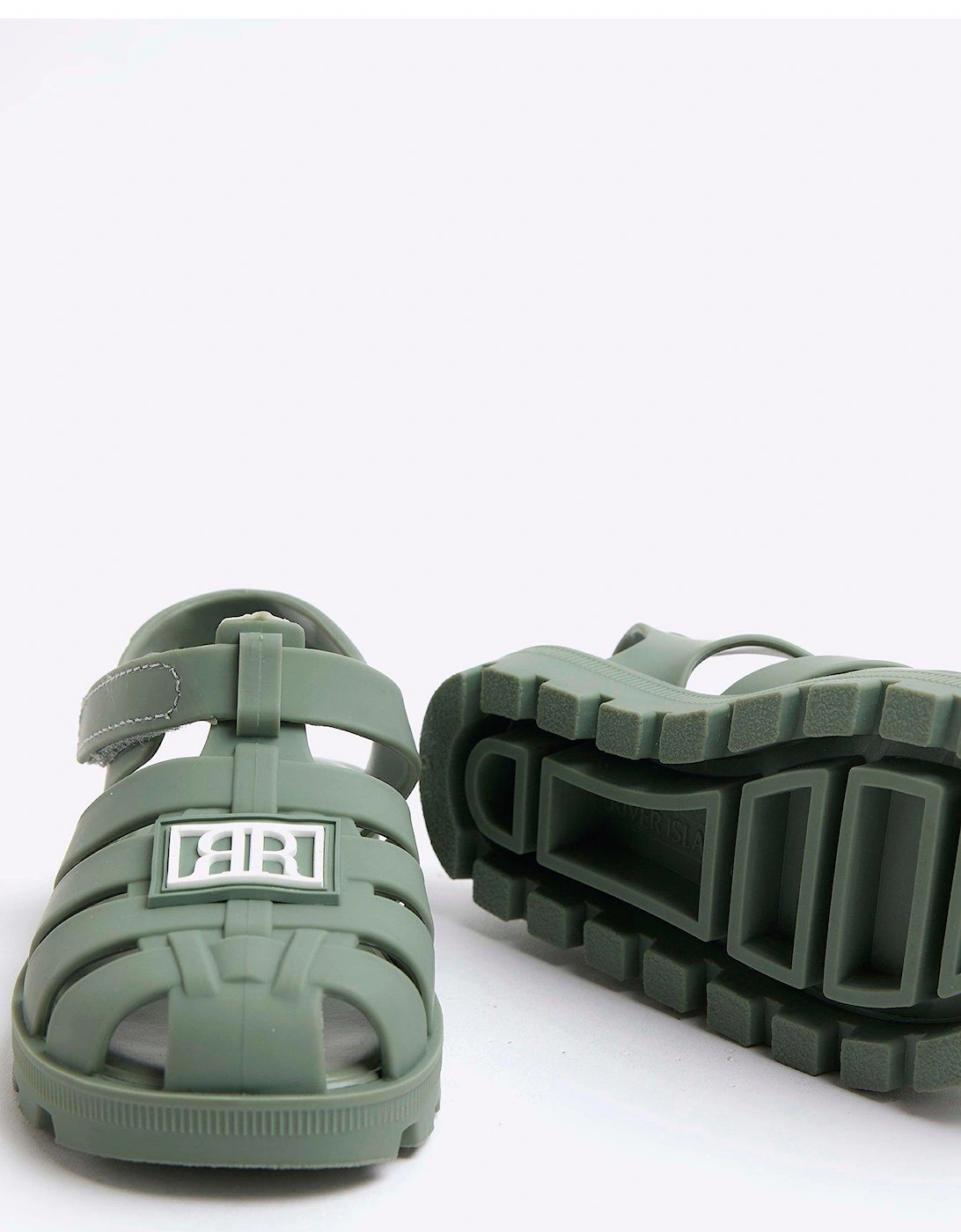 Mini Boys Jelly Gladiator Sandals - Khaki