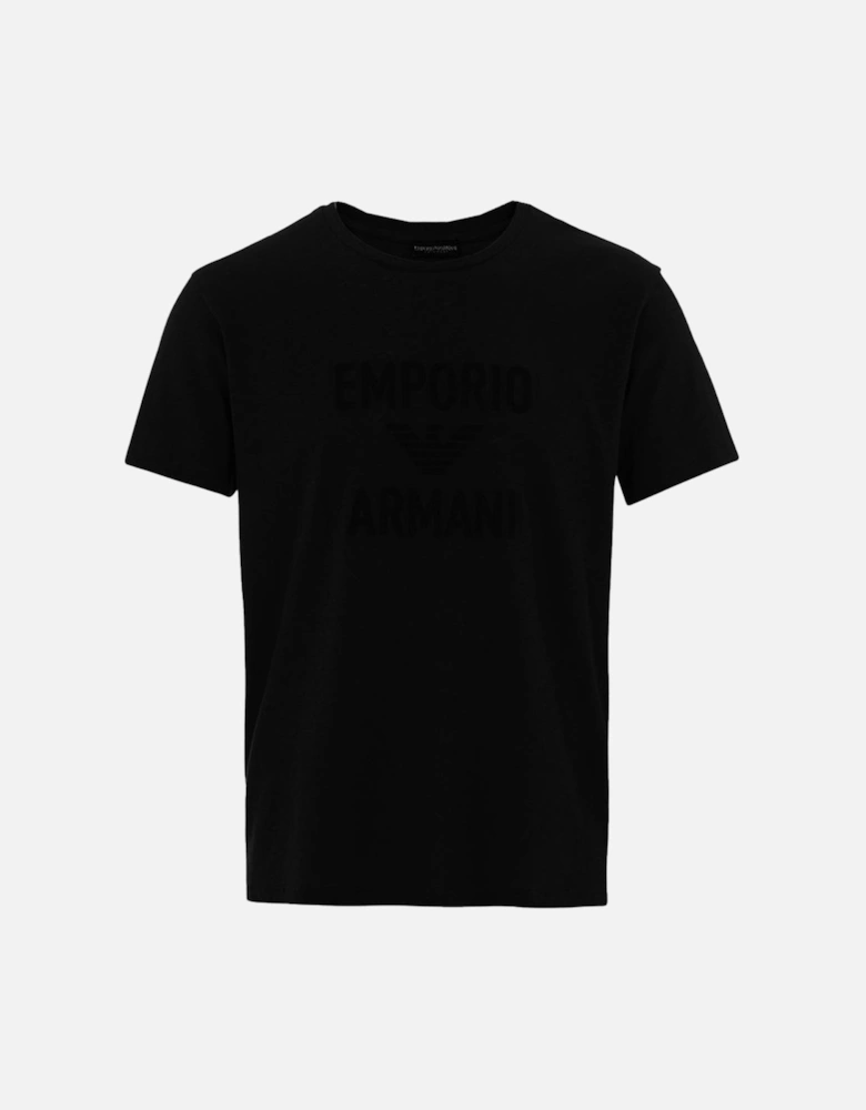 Beach Woven Logo T-Shirt - Black