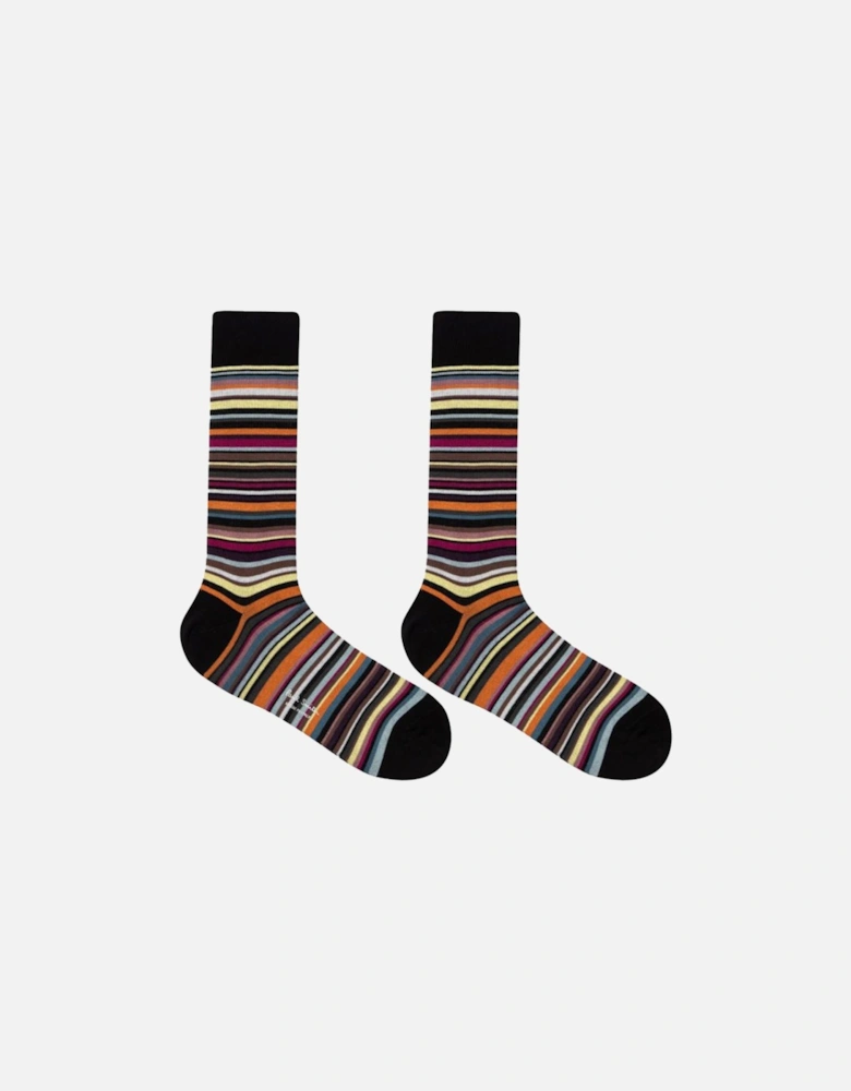Farley Stripe Socks, Multi