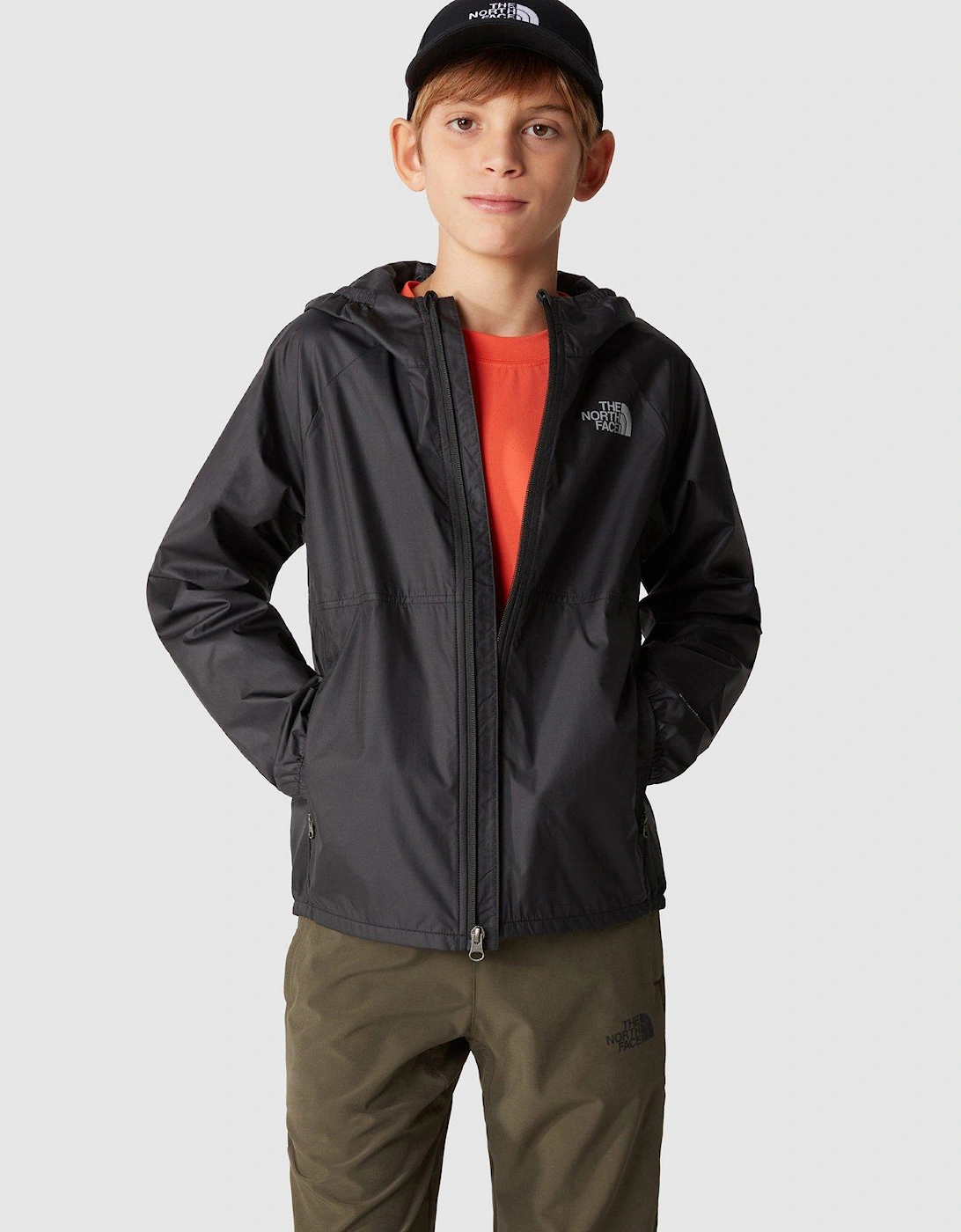 Older Boys Never Stop Wind Jacket - Black