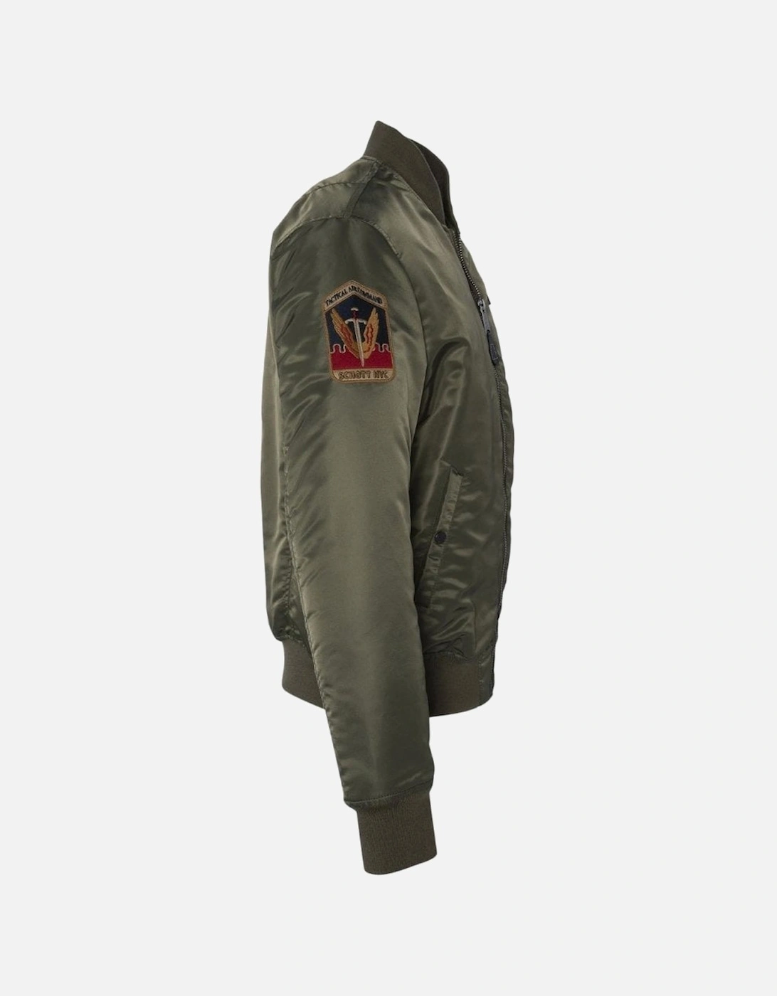 Nylon MA-1 Airvintrs Army Khaki Bomber Jacket