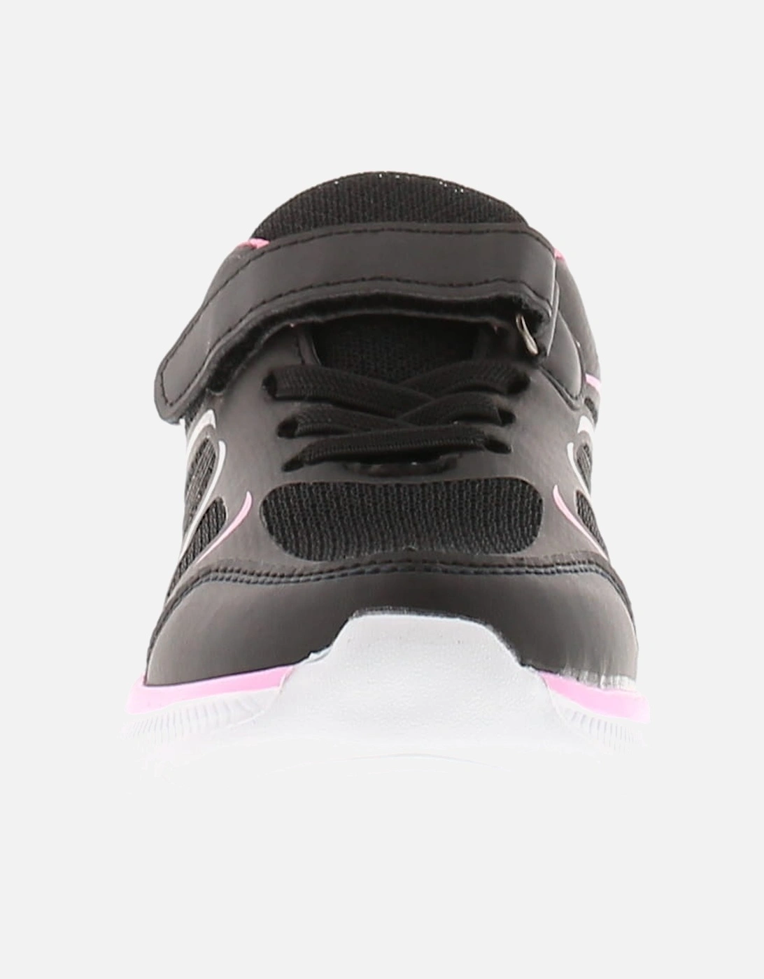 Younger Girls Trainers Charis K Touch Fastening black UK Size