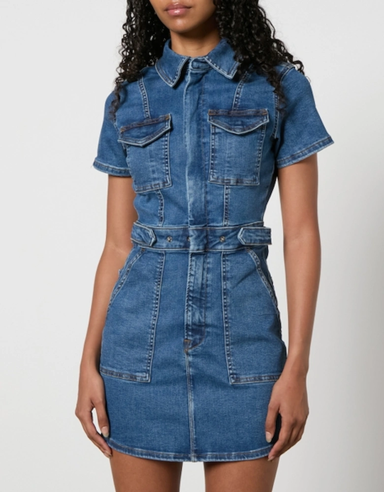 Fit For Success Denim Mini Dress