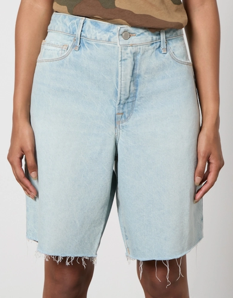 Denim Bermuda Shorts