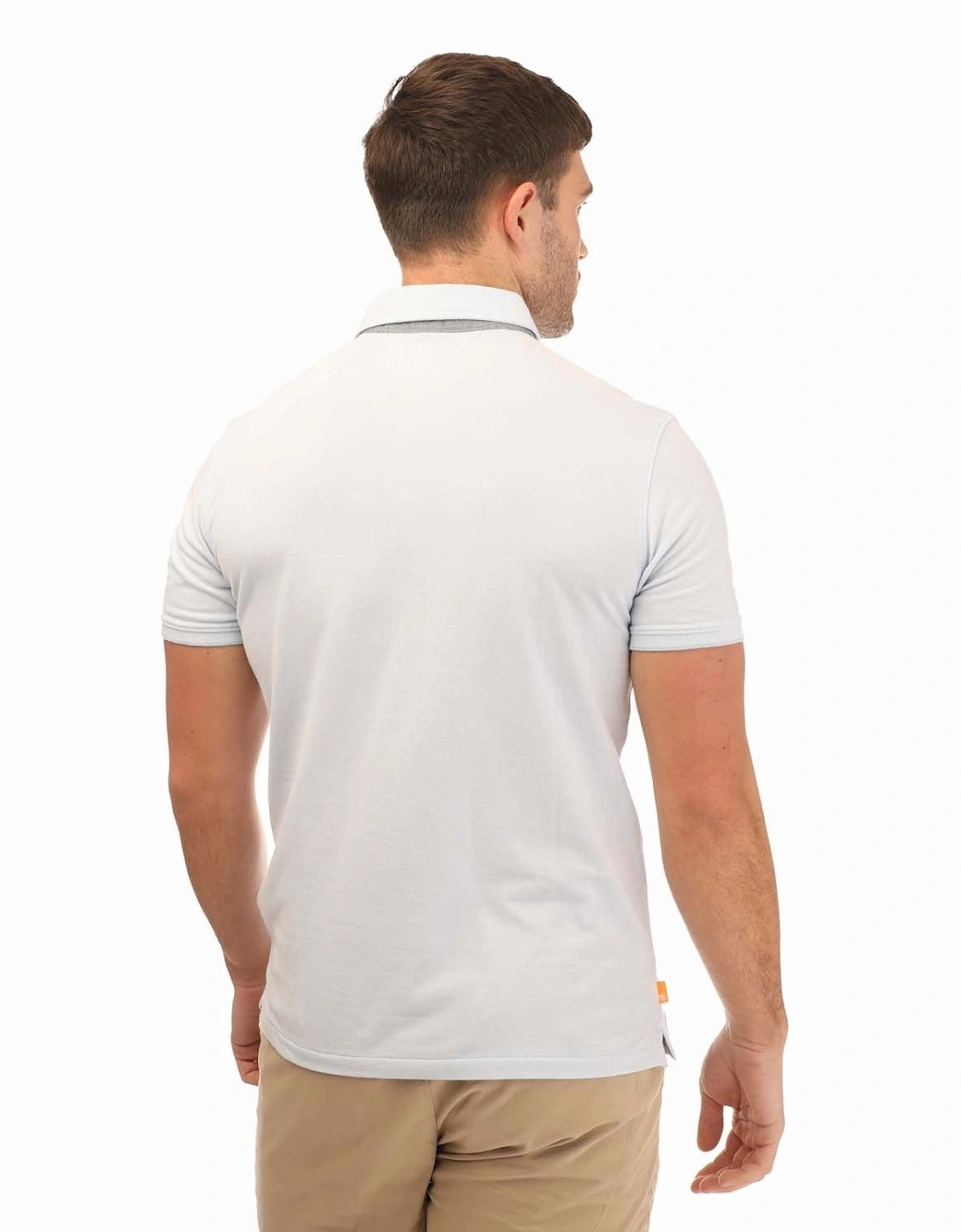 Mens Oxford Short Sleeve Polo Shirt - Oxford Short Sleeve Polo - Oxford Short Sleeve Polo Shirt