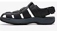 Saltway Cove sandal in Black Leather