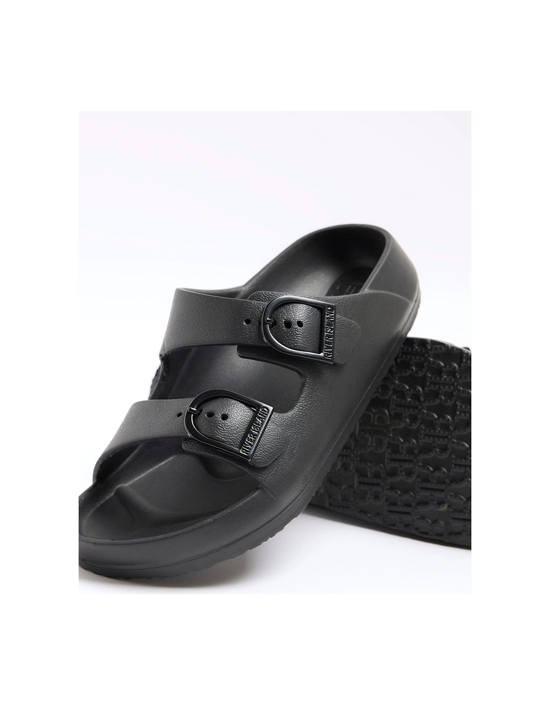 Boys Double Strap Sandals - Black