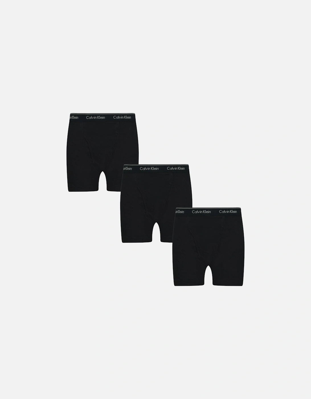 Stencil Logo Cotton Stretch Boxers Black (3 Pack), 3 of 2